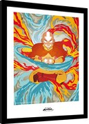 Keretezett poszter Avatar - Aang Avatar State