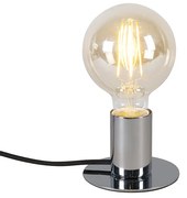 Modern asztali lámpa króm - Facil