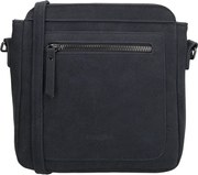 Sötétkék steppelt keresztpántos táska „Diadem”