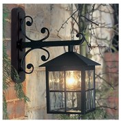 Elstead BL19-BLACK - Kültéri fali lámpa WINCHESTER 1xE27/100W/230V IP43