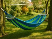 Kék függőágy HAMAK 2 személyes 220x150 cm