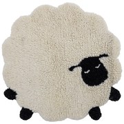 Fehér gyapjú gyerek szőnyeg ø 84 cm Dolly – Bloomingville Mini