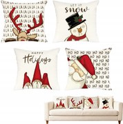 Karácsonyi Díszpárnahuzat 40X40 Karácsonyi