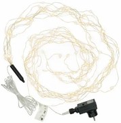 NEXOS Karácsonyi világítás 200 LED drót meleg fehér
