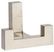 Fogas fém, K2202, szálcsiszolt, dupla