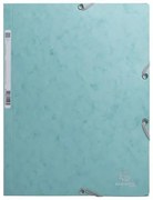 Gumis mappa, prespán, A4, EXACOMPTA Skandi, jégkék (EX55273E)