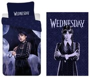 Wednesday Rain felnőtt ágyneműhuzat és polár takaró szett