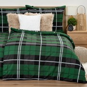 4Home Pamut ágynemű Green Classic , 160 x 200 cm,70 x 80 cm, 160 x 200 cm, 70 x 80 cm