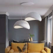 Függőlámpa - wabi sabi driftgrains - fehér