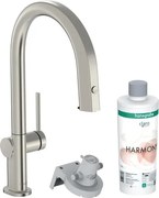 Mosogató csaptelep Hansgrohe Aqittura leeresztőszelep nélkül rozsdamentes acél 76800800