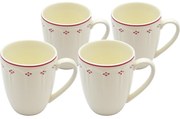 Mäser Lova Red kávéscsészék 390 ml, 4 db