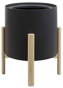 Kulatý samozavlažovací květináč ASHI, více variant - Hobby Flower méretek: Ø 41 x 51, szín: ólom