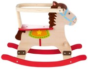 Fából készült hintaló háttámlával - Norko