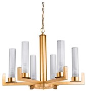 Kolarz 6009.80630 - Csillár láncon RAGGIO 6xE14/25W/230V 24K arany