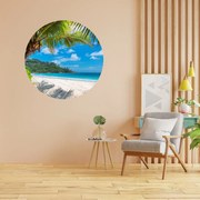 PIPPER. Textil kör alakú falmatrica "Trópusi paradicsom" Méret: 100cm