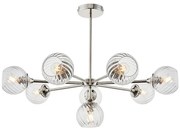 Endon 104051 - ALLEGRA rúdcsillár 8xE14/7W/230V, fényes króm