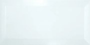 Burkolat Ribesalbes Chic Colors blanco bisel 7,5x15 cm fényes CHICC1970