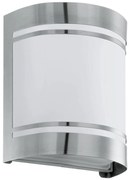 Eglo 79283 - Kültéri fali lámpa CERNO 1xE27/40W/230V króm IP44