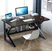 Íróasztal polccal SHAPE 80x40 cm, fekete