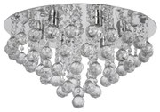 Kristály mennyezeti lámpa 6xE14/60W/230V