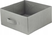 Textil tárolódoboz Lavita sötétszürke 31x31x15
