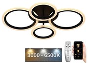 Brilagi - LED Dimmelhető felületre szerelhető csillár ORBITS LED/50W/230V 3000-6500K + távirányító