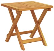 Napozó párnával 3 pcs Barna 40 x 40 x 40cm Tömör akácfa