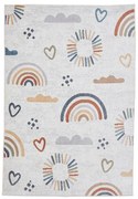 Krémszínű gyerek szőnyeg 80x150 cm Vida Kids Rainbow – Think Rugs