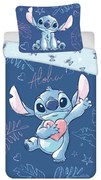 Disney Lilo és Stitch, A csillagkutya Aloha Blue ágyneműhuzat 140×200cm, 70×90 cm