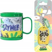 Gyereknapi Ajándék Műanyag Bögre Gyerekeknek Névvel 3D Kulcstartó