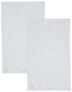 Fehér gyorsan száradó frottír pamut fürdőlepedő szett 2 db-os 90x140 cm Quick Dry – Catherine Lansfield