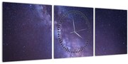 Kép - Kilátás az űrbe (órával) (90x30 cm)