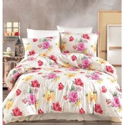 BedTex Pamut ágynemét Tulip krém, 220 x 200 cm, 2 db 70 x 90 cm