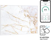 Klarstein Wonderwall Air Art Smart, infravörös hősugárzó, 80 x 60 cm, 500 W, márvány
