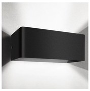 Aigostar B.V. Aigostar - LED Fali lámpa LED/12,5W/230V 20x10 cm fekete AI0562