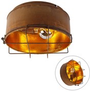 Ipari mennyezeti lámpa rozsdabarna 35 cm - Barril