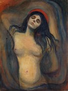 Reprodukció Madonna, 1895, Edvard Munch