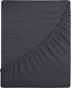 Jersey Gumis Lepedő 220x200 Vastag DeLux 155g Sötét Hamu