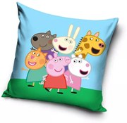 Peppa malac Friends párnahuzat 40x40 cm Velúr