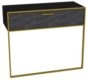 Polka Black konzolasztal