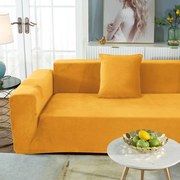 Klasszikus FotelHuzat (bársonyos, arany)