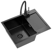 Acél mosogatótálca LUKE 116 Black