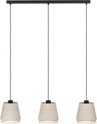 EGLO 43976 TABLEY Modern Led Függesztett Lámpa Bézs, Barna, Fekete E27 IP20