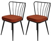 Yildiz Tile Red and Black étkezőszékek, 2 db, 2 db