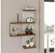 Fali polc CAMBEL 96x64 cm barna