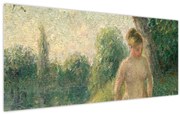 Kép - Camille Pissarro, The Bather, reprodukciók (120x50 cm)