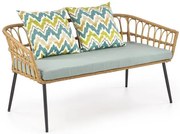 Rattan dupla fotel LIERNE 2S
