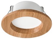 LED mennyezeti lámpa WOODY SPOT LED/5,5W/230V 4000K tölgy ? 10 cm