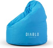 Diablo Chairs gyerekpuff: Kék