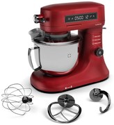 Klarstein Chiara konyhai robotgép, 1600 W, 12 beállítás, rozsdamentes acél tál, LCD kijelző, Tartozékokkal együtt